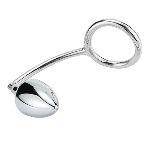 Steel with Cock Ring Anal Hook Set 4663 Stainless DiscreetChoice 1213